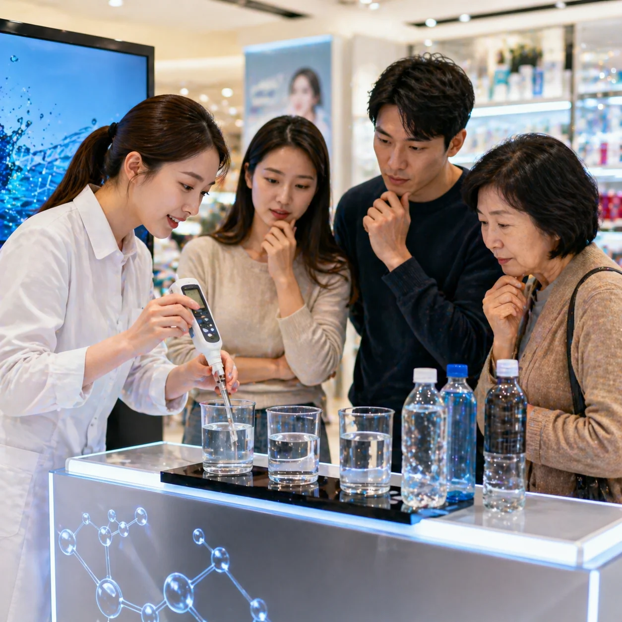 매장 시연 시나리오, ORP 측정기 라이브